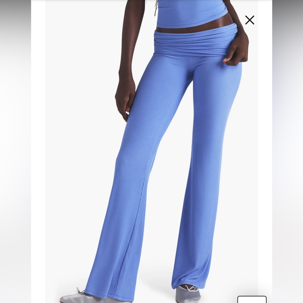 SKIMS NWT Soft Lounge Foldover Pant - Cielo